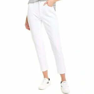 NWT New $195 Hudson White Bettie Taper High Rise Jeans Size 30